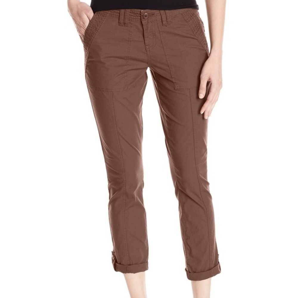Prana Mari Organic Cotton Cargo Utility Crop Capri Pants Gorpcore Outdoorsy 12 - Picture 2 of 11